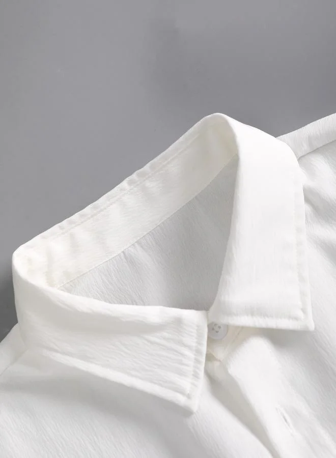 Take Two  Men White Relaxed Shirt and Trousers Co-Ords for Men | Best Price UAE